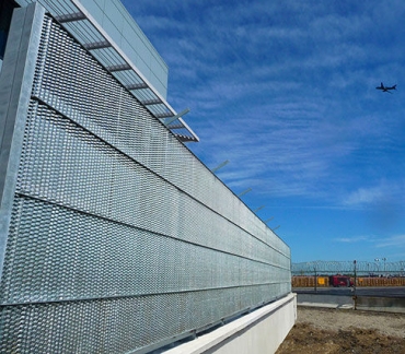 Blast-Safe® Jet-Blast Deflector and Perimeter Security Fencing