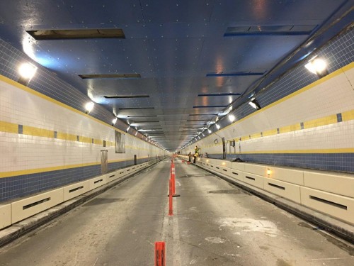 Visi-Barrier® in the Brooklyn Battery Tunnel 